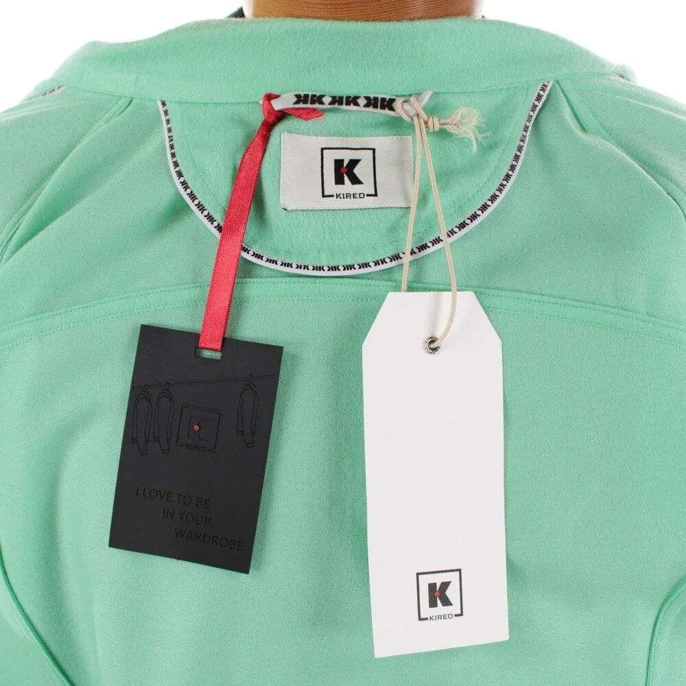 Kired Kiton NWT Cashmere TEXTEK Bomber Jacket Size 50 (M US) In Solid Green